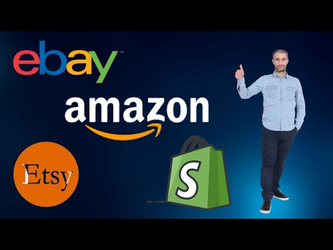 Amazon com, Ebay, Shopify  -  იკომერსი დამწყებთათვის